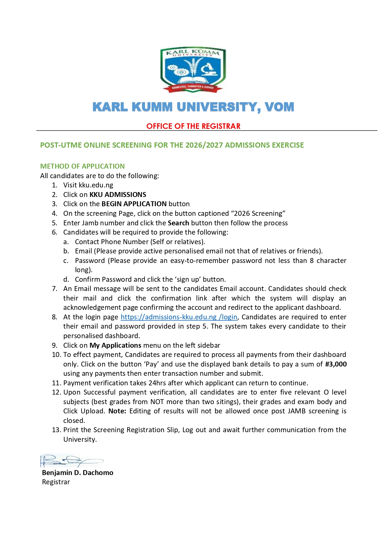 Featured Notice